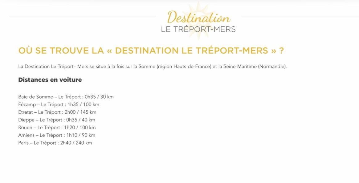 A Nous Quatre Villa Le Tréport Exterior foto